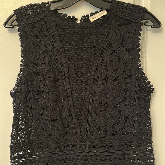 Rebecca Taylor lace peplum top - Picture 1 of 8
